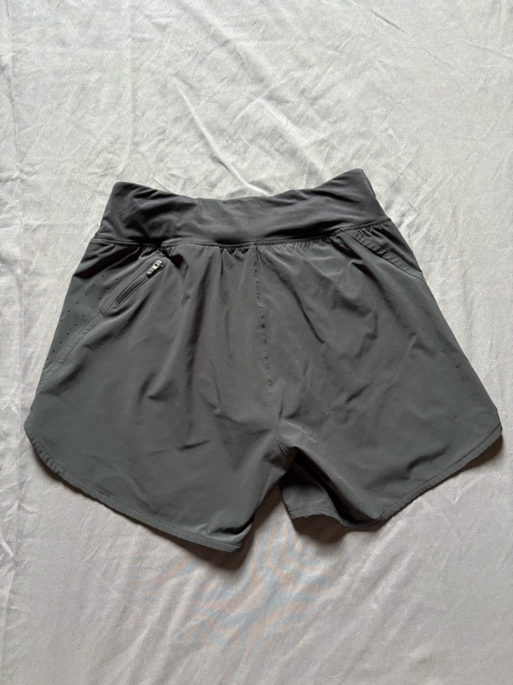 2 pair Nike Eclipse Dri-Fit Shorts 5” Size Small Gray and Black - Picture 6 of 12